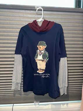 Polo by Ralph Lauren Fall Polo Bear long sleeve layered look Tee